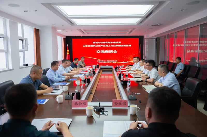 聊城市住建局黨組書記、局長楊延星一行蒞臨集團新疆分院調(diào)研指導